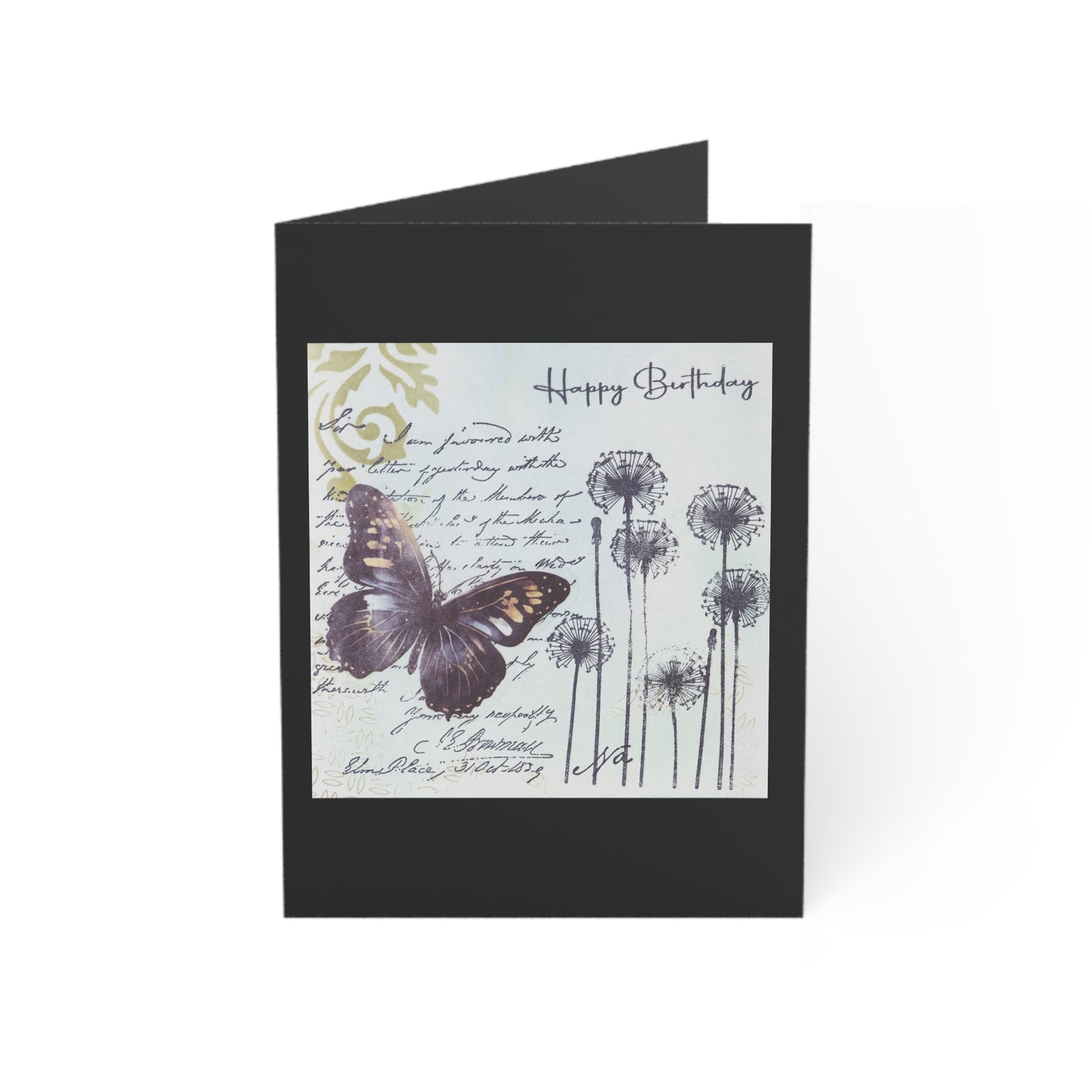 Butterfly Birthday Wishes ~ Greeting Card