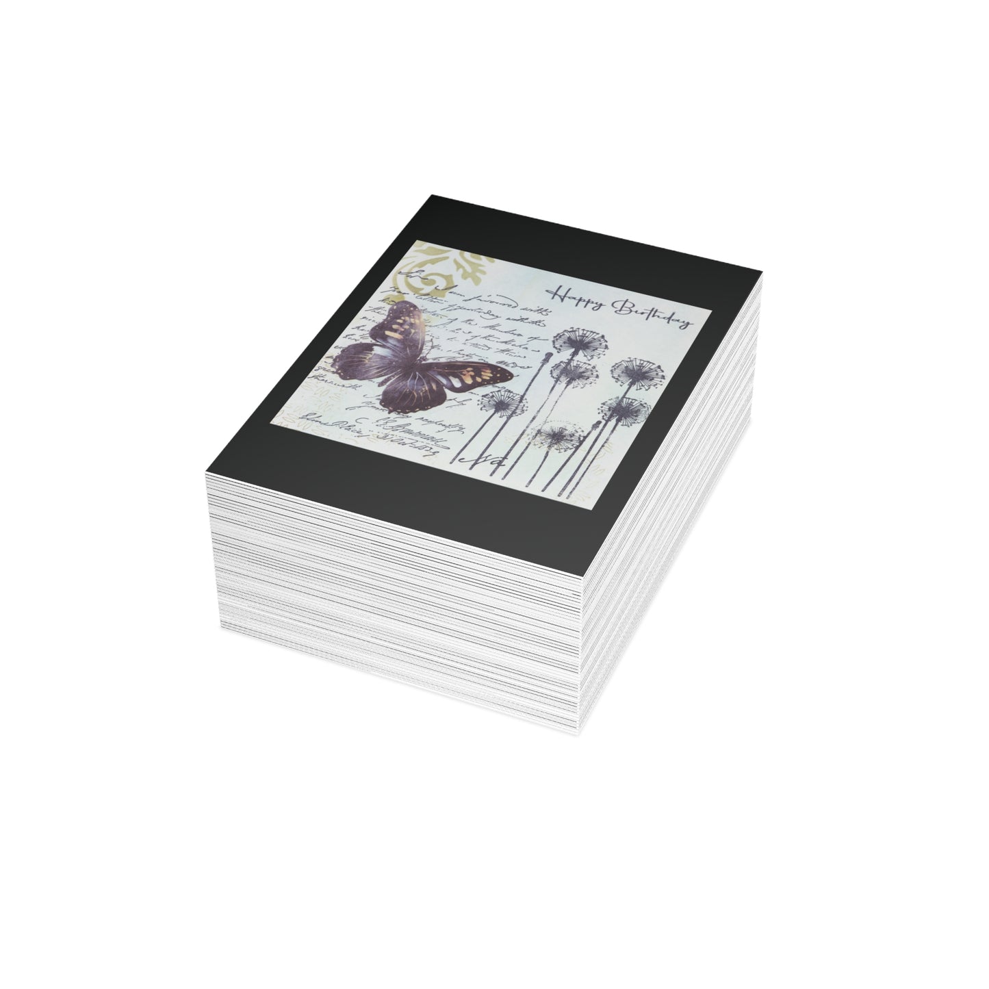 Butterfly Birthday Wishes ~ Greeting Card